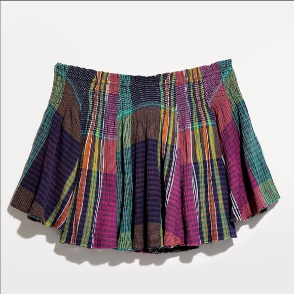 Free People Moonlight Surf Plaid Top - Picture 2 of 14